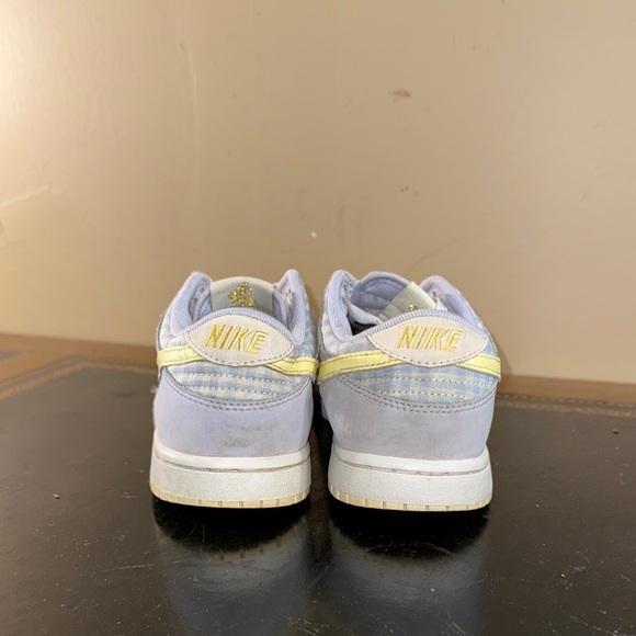 Nike Dunk Low Easter Purple Yellow FJ4642-536 Girl’s Size 2.5Y - Picture 4 of 5